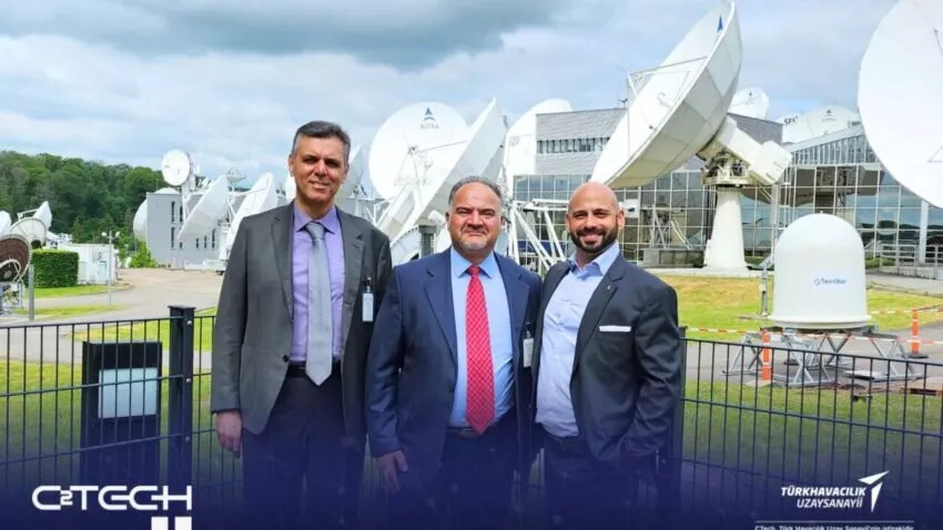 CTech | CTech officials visited Luxembourg satellite and space company SES Satellites