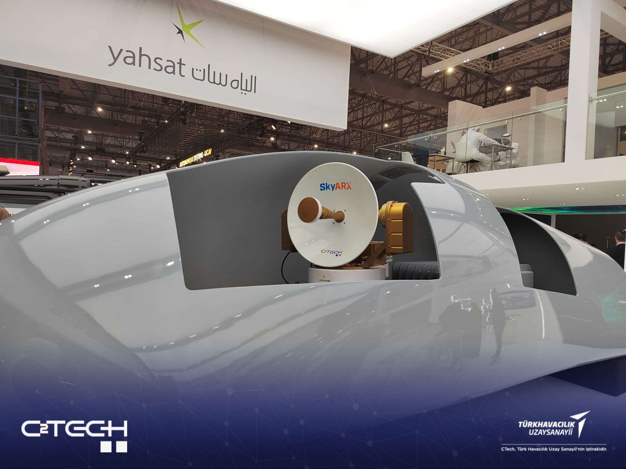 CTech | CTech Information Technologies Participated in the International Aviation and Space Fair Dubai Airshow held in the United Arab Emirates between 13 - 17 November.