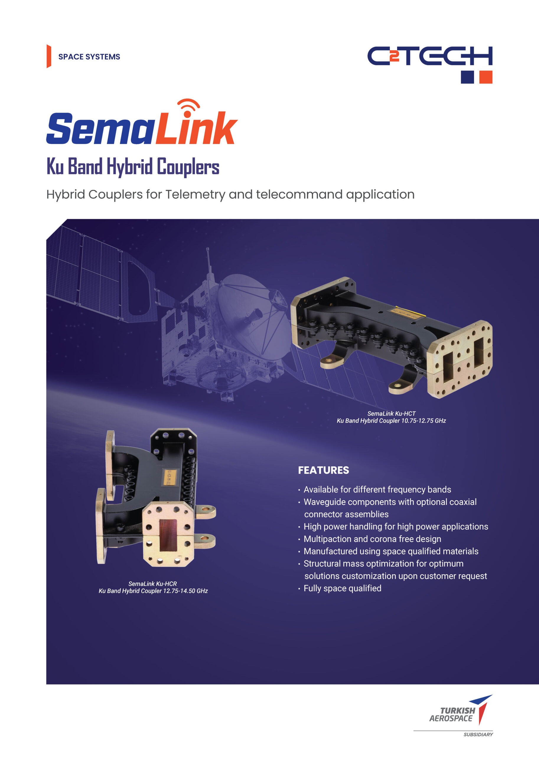 CTech | SemaLink Ku Band Hybrid Couplers